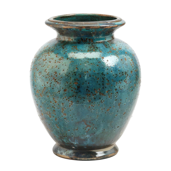 Vas Keramik "Tirta" - Speckled Turquoise