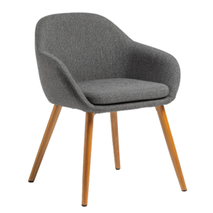 Kursi Aksen Skandinavia "Baskara" - Charcoal Grey