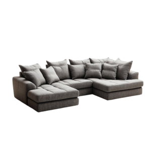 Sofa Sectional U-Shape "Gala" - Ash Grey