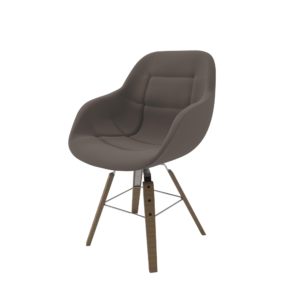 Kursi Kantor Modern "Arborea" - Mocha Grey