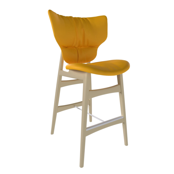 Kursi Bar "Aura" - Mustard Yellow